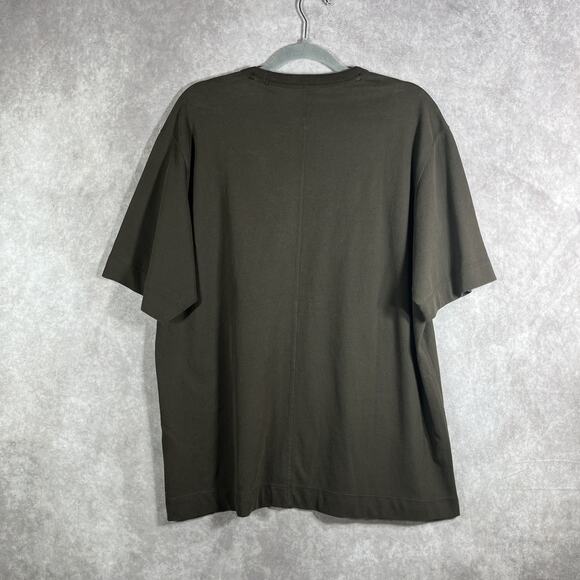 Abercrombie &‎ Fitch Shirt Mens Medium Brown Premium Essentials Oversized Tee - Picture 4 of 10
